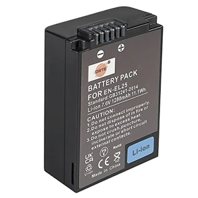 Abbildung von DSTE EN EL25 EL25a Ersatzakku 1280mAh/7,6V passend für Nikon Z50, Z 50, ZFC