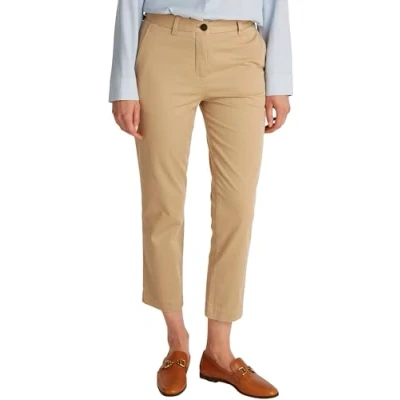Abbildung von Tommy Hilfiger Stretch SLIM Chino, Damen, Größe: 38, Beige