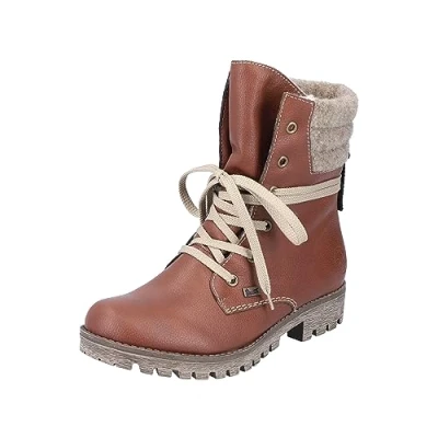 Abbildung von Rieker Damen 78531 Mode Stiefel, Rotbraun/Wood / 25, 39 EU