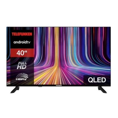 Abbildung von Telefunken QLED TV 40 Zoll Fernseher Full HD Android Smart (HDR, Triple Tuner, Bluetooth) QF40AO750S