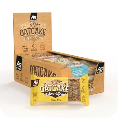 Abbildung von All Stars Oatcake Hafer Riegel Mix Box I 12 Energy je 80g Protein Bar mit Haferflocken &amp; hochwertigen Kohlenhydraten süßer Müsli super sättigend