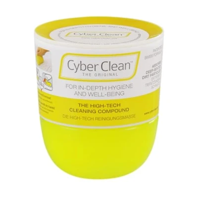 Abbildung von CYBER CLEAN The Original Reinigungsmasse 160g Reinigungsgel, Staubentferner, Tastaturreiniger für Haushalt, Elektronik &amp; Auto
