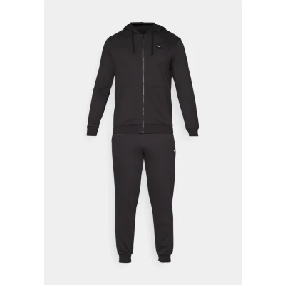 Abbildung von Puma Hooded SUIT SET Trainingsanzug, Herren, Größe: Small, Black