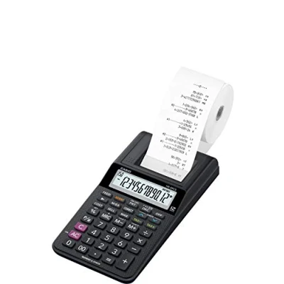 Abbildung von CASIO Druckender Tischrechner HR 8RCE, 12 stellig, Wiederholungsdruck, Cost/Sell/Margin, Profi Prozentrechnung