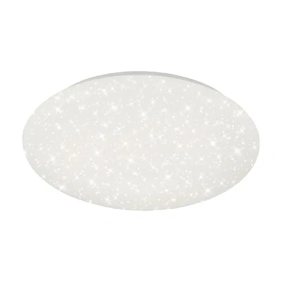 Abbildung von Briloner Leuchten LED Deckenleuchte mit Sternendekor, Deckenlampe 24 Watt, 2.400 Lumen, 4.000 Kelvin, Ø 49cm, Kunststoff, W, Weiß, 490 x 130mm (DxH)