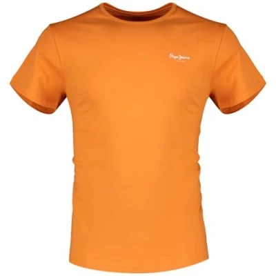 Abbildung von Pepe Jeans Herren Original Basic 3n T Shirt, Sundown Orange, XXL