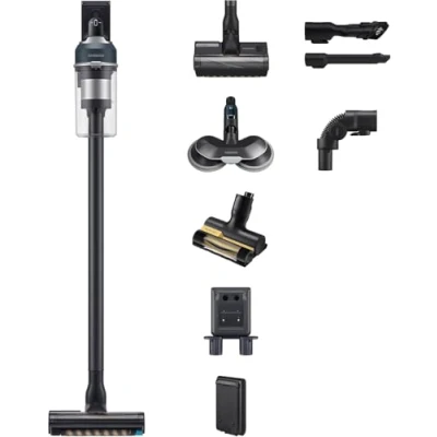 Abbildung von Samsung Jet 85 Wet&amp;Clean Akku Staubsauger, 210 W, Inkl. Wischaufsatz Spray Spinnig Sweeper und weiterem Zubehör, Blau, VS20C85G7TB/WD