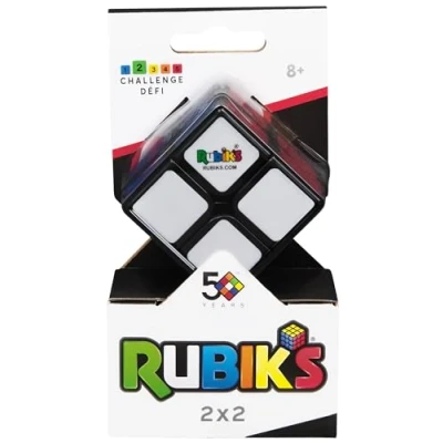 Abbildung von Rubik’s Mini 2x2 Zauberwürfel der Cube für Einsteiger ab 8 Jahren und unterwegs hohe Qualität, leichtgängiges Handling, leuchtende Farben Original Rubik&#039;s
