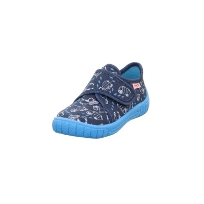 Abbildung von Superfit BILL Hausschuh darkblue/lightgreen für Kinder, Größe: 29, Dark blue/light green Schuhe