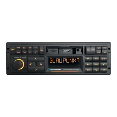 Abbildung von Blaupunkt Frankfurt RCM 82 DAB,1 DIN Autoradio, DAB+, Bluetooth, AUX; USB, SD Karteneingang, Lenkradfernbedienung, Freisprecheinrichtung, Equalizer, 200 Watt, schwarz