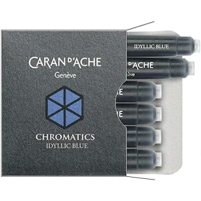 Abbildung von Caran d&#039;Ache Tintenpatronen Chromatics 6 Stück Idyllic Blue