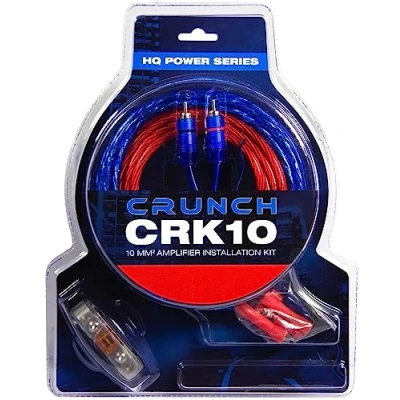 Abbildung von Crunch CRK10 10mm² Verstärker Anschluss Set Kabelset 5m mit Cinchkabel