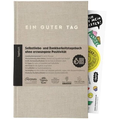 Abbildung von Ein guter Tag, Selbstliebe und Dankbarkeitstagebuch. Nur 5 6 Minuten am Tag. Für Dankbarkeit, Achtsamkeit, Journaling, Tagebuch (Natur)
