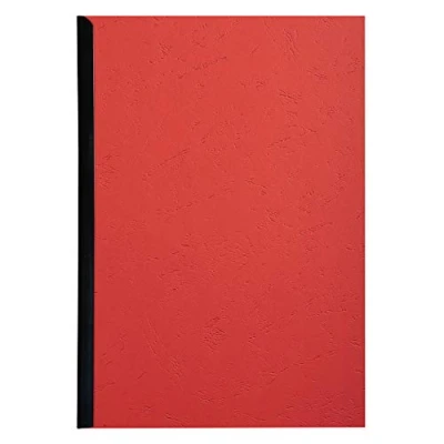 Abbildung von Exacompta 2782C 100er Pack Einbanddeckel DIN A4 für Bindesysteme Forever aus Recycling Karton rot. Geeignet zur Verwendung mit Serodo Bindern, Kunststoffringen, Metallringen und mehr