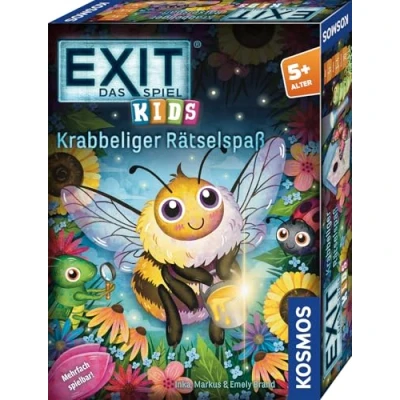 Abbildung von KOSMOS 684792 EXIT® Das Spiel Kids Krabbeliger Rätselspaß, ab 5 Jahre für 1 4 Kinder, mehrfach spielbar, Escape Room Spiel, EXIT Game, Kinderspiel