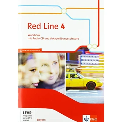 Abbildung von Red Line 4. Ausgabe Bayern: Workbook mit Audios und Vokabelübungssoftware Klasse 8 (Red Line. für Bayern ab 2017)