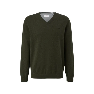 Abbildung von s.Oliver Herren 2143174 Pullover, 79W0 olive, 3XL