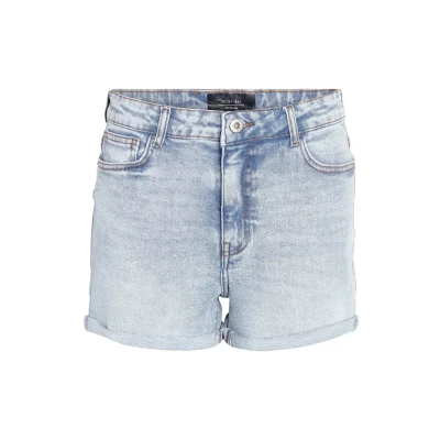 Abbildung von Noisy May Nmmoni Jeans Shorts, Damen, Größe: Small, Light blue denim