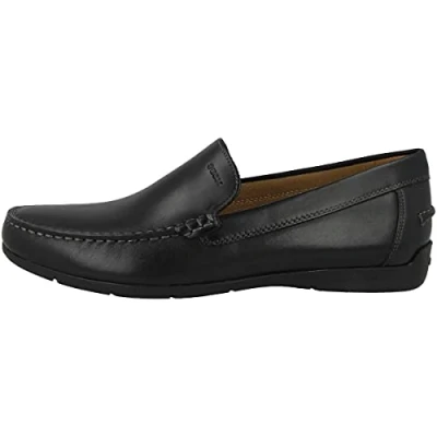 Abbildung von Geox Simon Slipper, Herren, Größe: 42.5, Black Schuhe