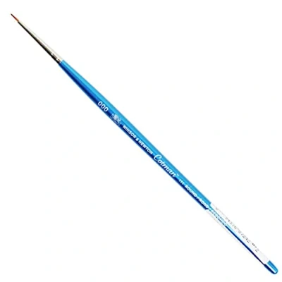 Abbildung von Winsor &amp; Newton 5301030 Cotman Aquarell Synthetikhaar Pinsel Serie 111 Rundpinsel, kurzer Stiel mit exzellenter Sprungkraft, Farbtragekraft und Punktgenauigkeit Nr. 000 1 mm