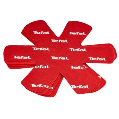 Abbildung von Tefal K22030 Ingenio Pfannenschoner, Filz, rot, 38 x 36 1 cm, 4