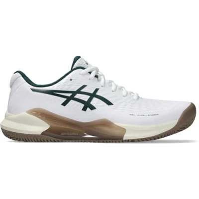 Abbildung von Asics GEL Challenger Tennisschuh für Sandplätze, Herren, Größe: 40, White/saxon green Mesh