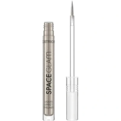 Abbildung von Catrice Space Glam Liquid Effect Eyeliner, Nr. 010, Silber, langanhaltend, Expressergebnis, hochpigmentiert, vegan, ohne Mikroplastikpartikel, Nanopartikel frei, Parfüm, 1er Pack (1.4ml)