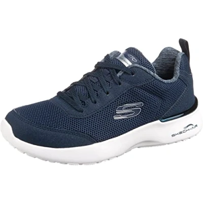 Abbildung von Skechers Damen Skech AIR Dynamight Fast Brake Sneaker, Navy Mesh/White Trim, 40 EU