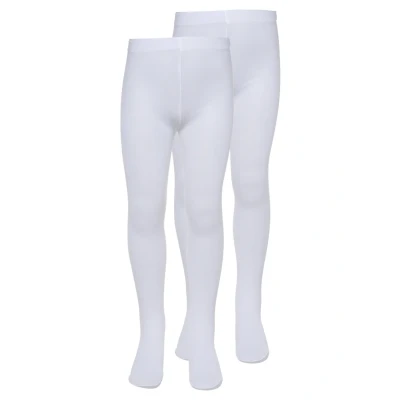 Abbildung von Ewers KIDS Zbasic 2 PACK Strumpfhose für Kinder, Größe: 80 92, Weiß