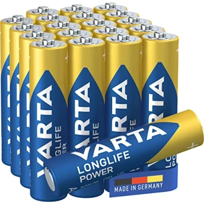 Abbildung von VARTA Batterien AAA, 20 Stück, Longlife Power, Alkaline, 1,5V, ideal für Spielzeug, Funkmaus, Taschenlampen, Made in Germany