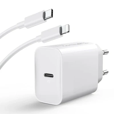 Abbildung von 30W Ladekabel Schnellladekabel for iPhone 14/14 Plus/14 Pro/14 Pro Max/13 12 11 SE X XR 8 7, USB C Ladegerät Schnellladegerät 2M Kabel Stecker Adapter Ladestecker Netzstecker