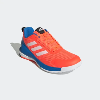 Abbildung von adidas Herren Novaflight 2 Indoor Shoes, Team Solar Orange/Zero Metalic/Bright Royal, 42 EU