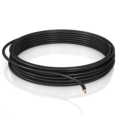 Abbildung von DCSk Fahrzeugleitung 4mm² 20m FLRY B asymmetrisch 4 mm² KFZ Kabel Litze Schwarz 4mm2