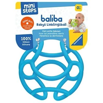 Abbildung von Ravensburger ministeps 4150 baliba Flexibler Ball, Greifling und Beißring Baby Spielzeug ab 0 Monate grün