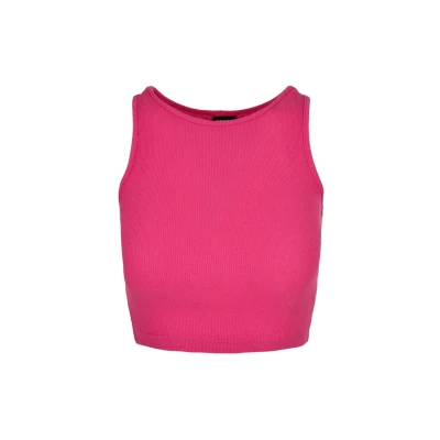 Abbildung von Urban Classics Top, Damen, Größe: 3XL, Brightviolet