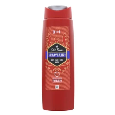 Abbildung von Old Spice Captain 3 in 1 Duschgel &amp; Shampoo für Männer (250 ml), Körper Haar Gesichtsreinigung Männer, lang anhaltend Frisch, Zitrone, Sandelholz und Seeluft