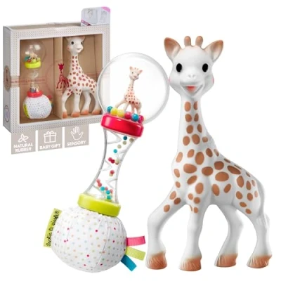 Abbildung von Sophie La Girafe Multi Geschenk Set, Baumwolle Gummi, mehrfarbig