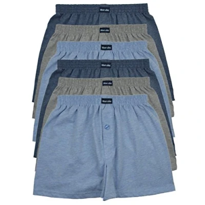 Abbildung von MioRalini TOPANGEBOT Boxershorts farbig weich &amp; locker in neutralen Farben klassischen Unifarben Herren Boxershort, 6 Stück Set 2, XXL 8