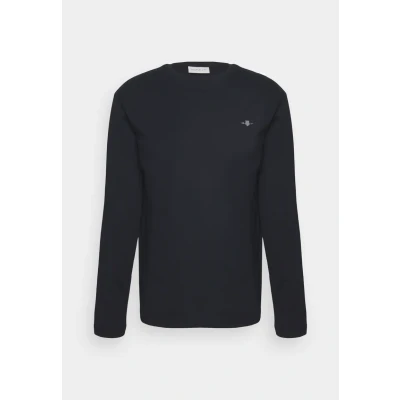 Abbildung von GANT REG Shield Langarmshirt, Herren, Größe: 3XL, Black