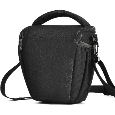 Abbildung von CADeN Kameratasche, DSLR/SLR Camera Sling Bag Schultertasche für Nikon Canon Sony Mirrorless Spiegelreflexkameras (schwarz)