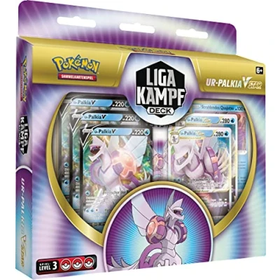 Abbildung von Pokémon Sammelkartenspiel: Liga Kampfdeck Ur Palkia VSTAR (1 spielbereites 60 Karten Deck, 3 holografische V und 2 Karten)