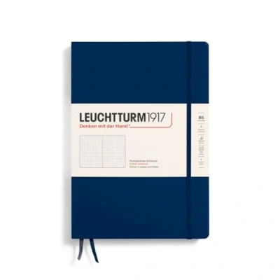 Abbildung von LEUCHTTURM1917 366178 Notizbuch Composition (B5), Hardcover, 219 nummerierte Seiten, Marine, Dotted