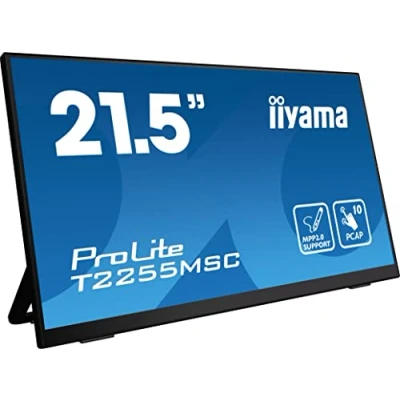 Abbildung von iiyama Prolite T2255MSC B1 45,5cm 21,5&quot; IPS LED Monitor Full HD 10 Punkt Multitouch kapazitiv HDMI DP USB3.0 7H MPP2.0 schwarz