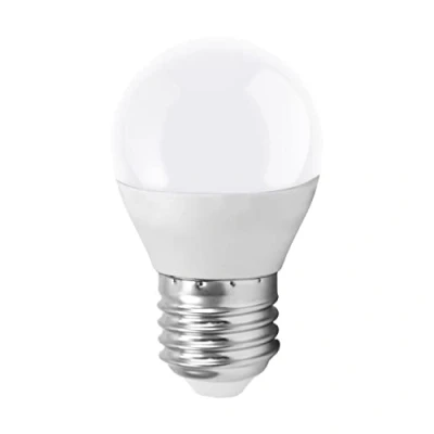 Abbildung von EGLO LED E27 Lampe, Glühbirne, 5 Watt (entspricht 40 Watt), 470 Lumen, neutralweiß, 4000 Kelvin, Leuchtmittel, Glühlampe G45, Ø 4,7 cm, Kaltweiß