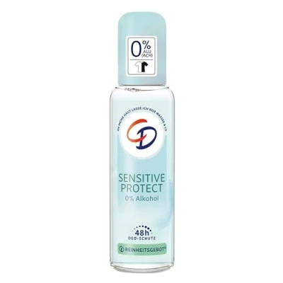 Abbildung von CD Deo Zerstäuber &#039;Sensitive Protect&#039;, 75 ml, sanftes Deodorant ohne Aluminiumsalze &amp; Alkohol, für empfindliche Haut geeignet, lang anhaltender Schutz 48 h, vegan