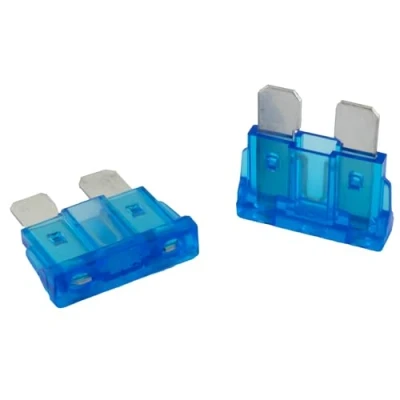 Abbildung von 5 Stk. SeKi Standard ATO Flachstecksicherung 15A blau; Auto Sicherung 19mm Flachsicherung 32V/DC Boot Wohnwagen