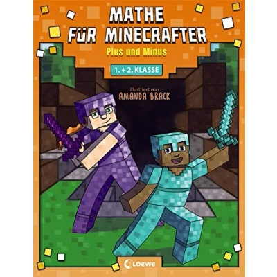 Abbildung von Mathe für Minecrafter Plus und Minus: Mathematik Nachhilfe Jungen Mädchen in der 1. 2. Klasse