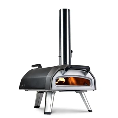Abbildung von Ooni Karu 2 Multi Brennstoff Pizzaofen Tragbarer Outdoor Gas /Holz /Holzkohle Gartenofen für Grillen Kochen und Backen