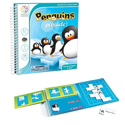 Abbildung von SmartGames Penguins Parade, Magnetic Puzzle Game with 48 Challenges, 5+ Years