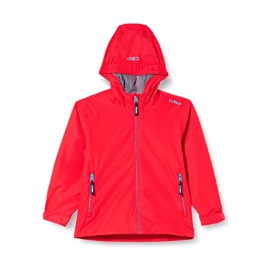 Abbildung von CMP KID FIX HOOD Unisex Regenjacke / wasserabweisende Jacke für Kinder, Größe: 116, Fire